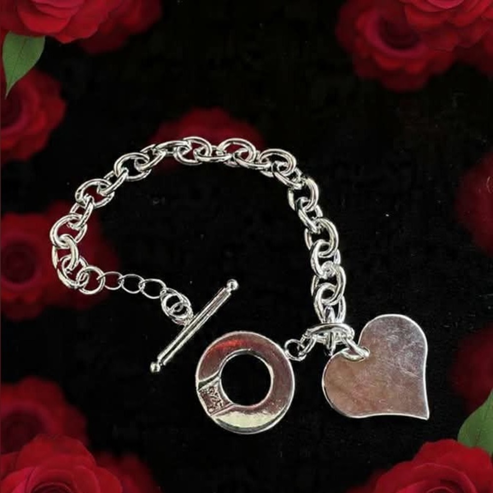 925 Sterling Silver Heart Bracelet